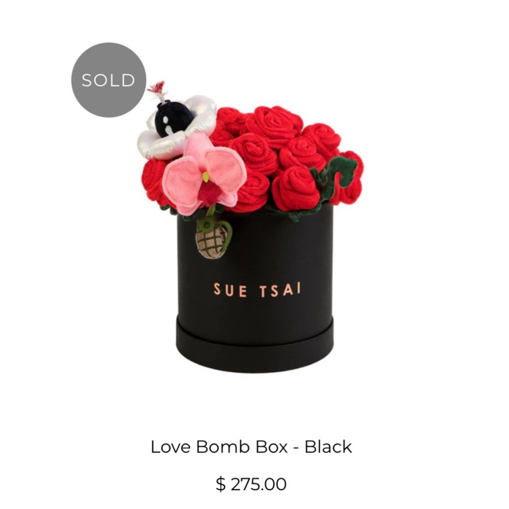 Sue Tsai Love Bomb Box - Black and Red